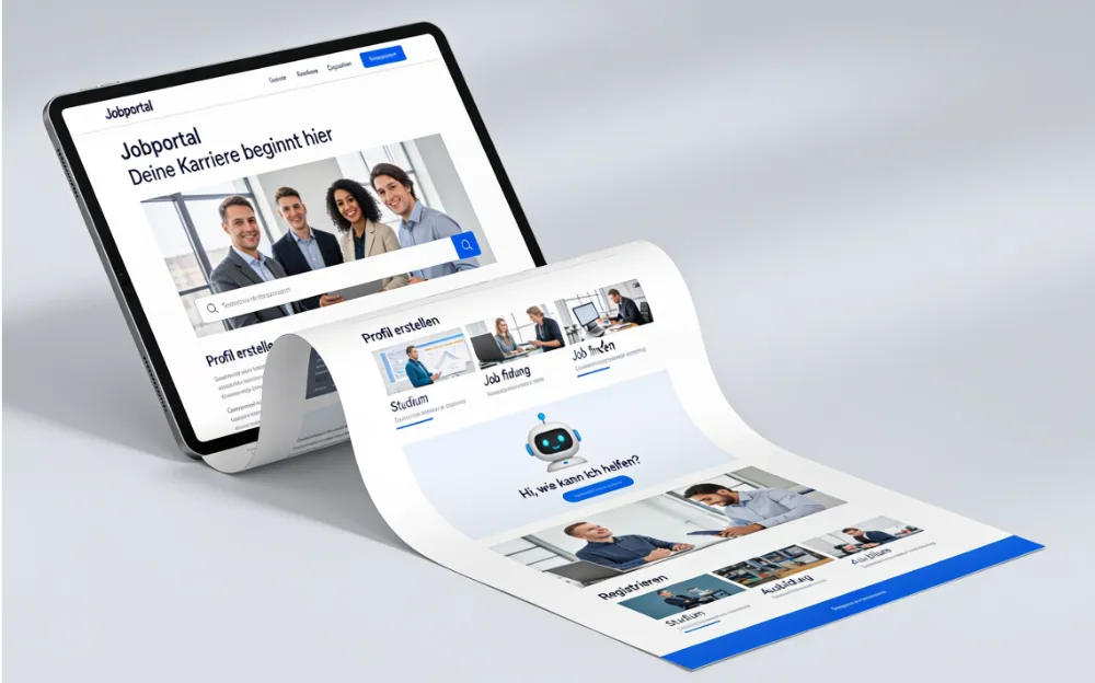 Portale B2B Websites Mockup
